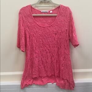 Snoskins L Pink short sleeve top